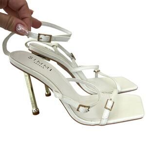 New Simmi London asos high heeled sandals square toe strappy heels summer 9